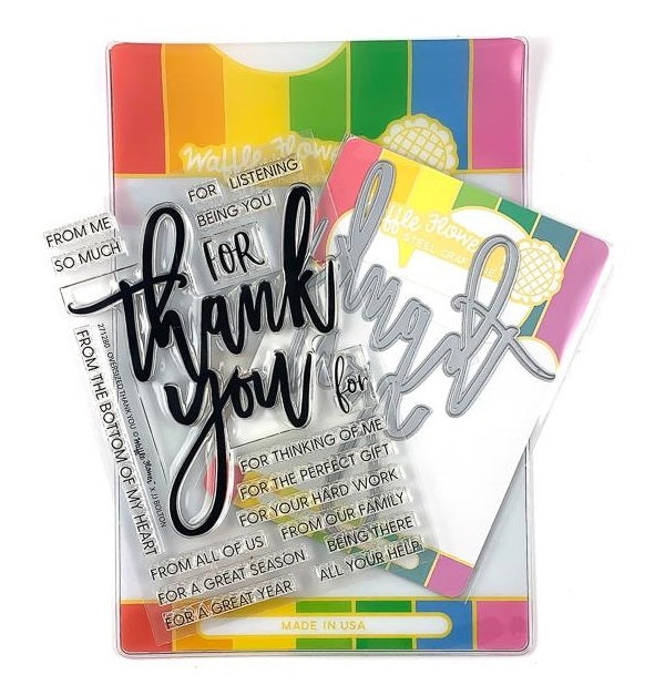 Oversized Thank You Stamp & Die