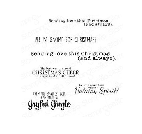 Festive Gnome Sentiments Stamp Set