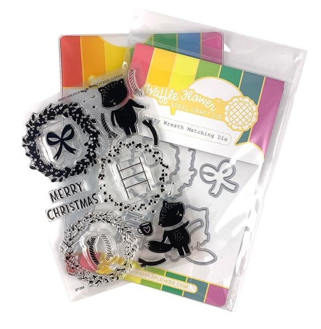 Merry Wreath Stamp & Die