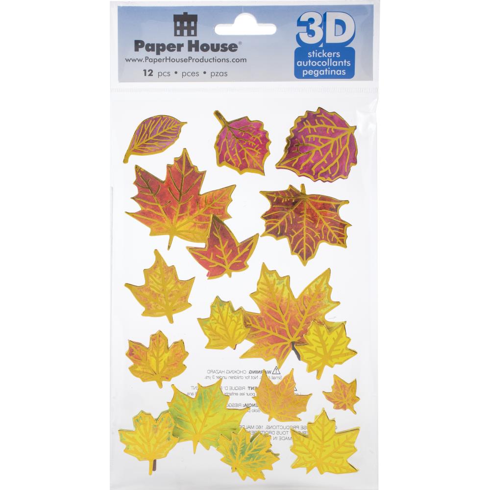 Fall Leaves Dimensional Stickers