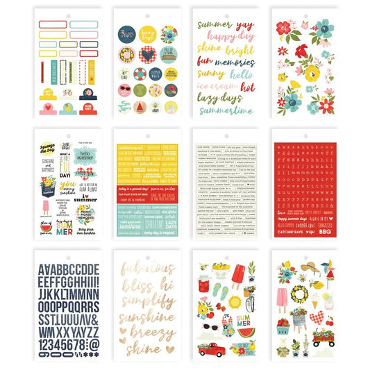 Summer Farmhouse 4x6 Stickers