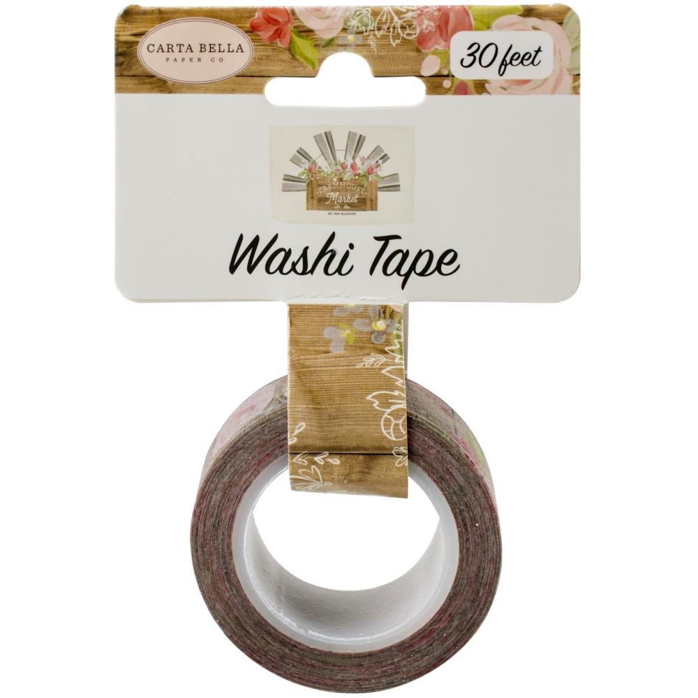 Farmhouse Market Farmhouse Floral Washi Tape