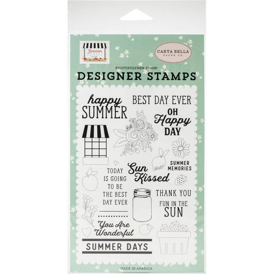 Summer Market Happy Summer Stamp Set