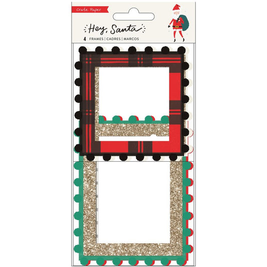 Hey Santa Pom Pom Frames