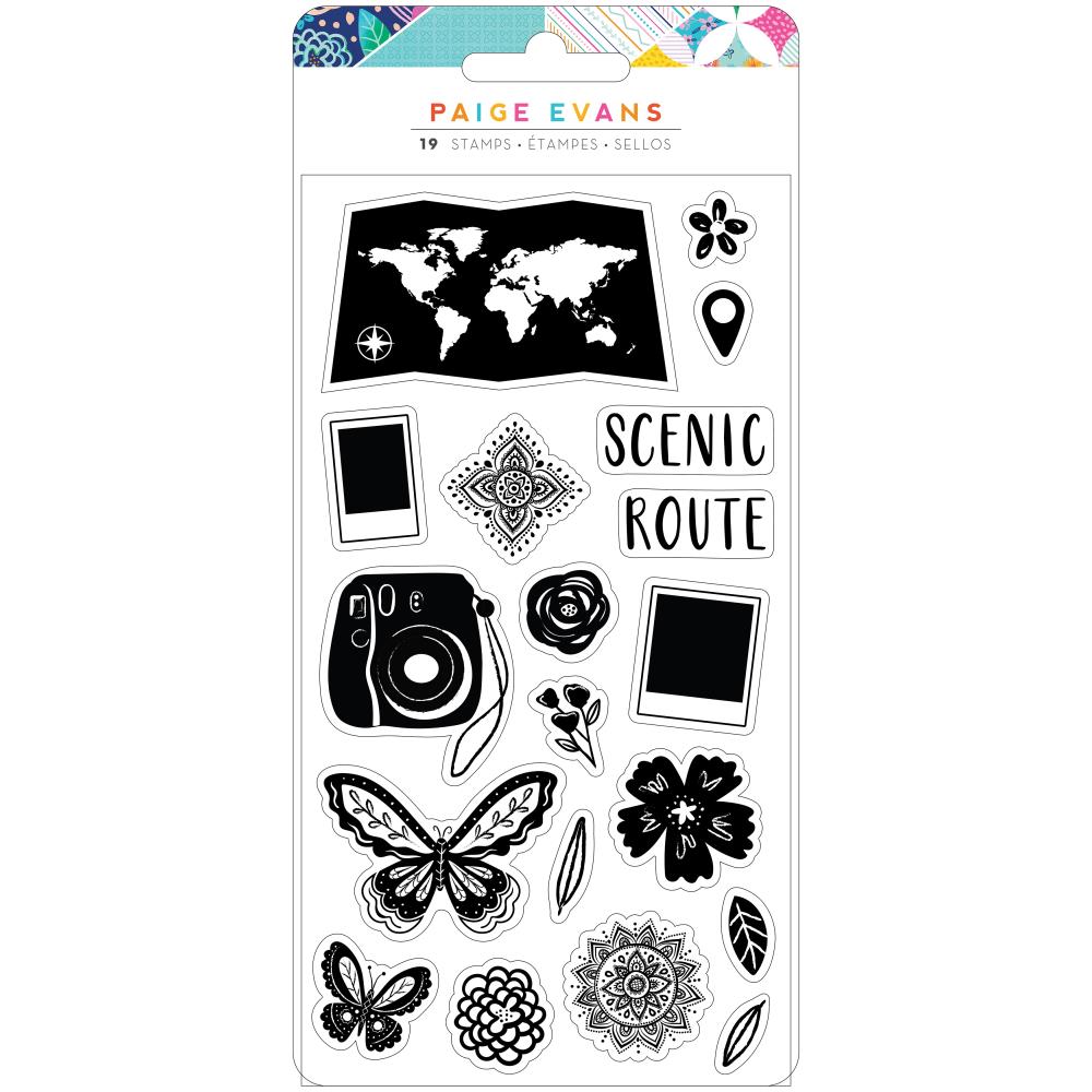 Go The Scenic Route Stamp Set