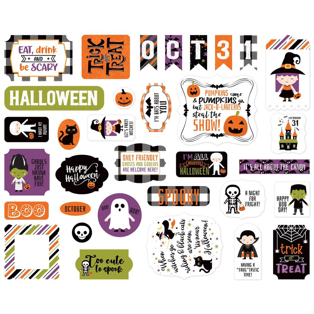 I Love Halloween Icons Ephemera