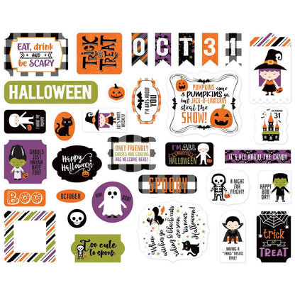 I Love Halloween Icons Ephemera