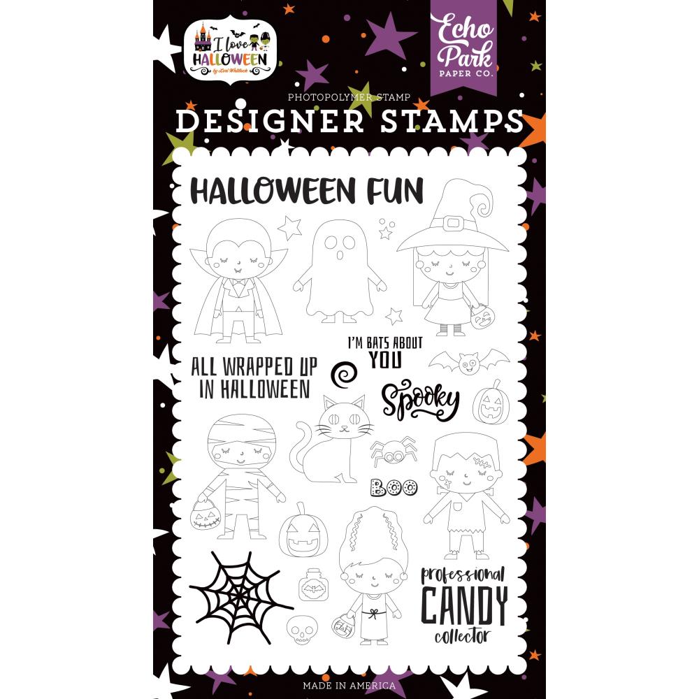 I Love Halloween Too Cute to Spook Stamp Set