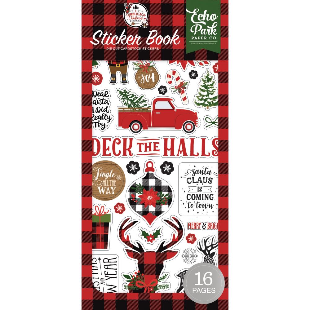 Lumberjack Christmas Sticker Book