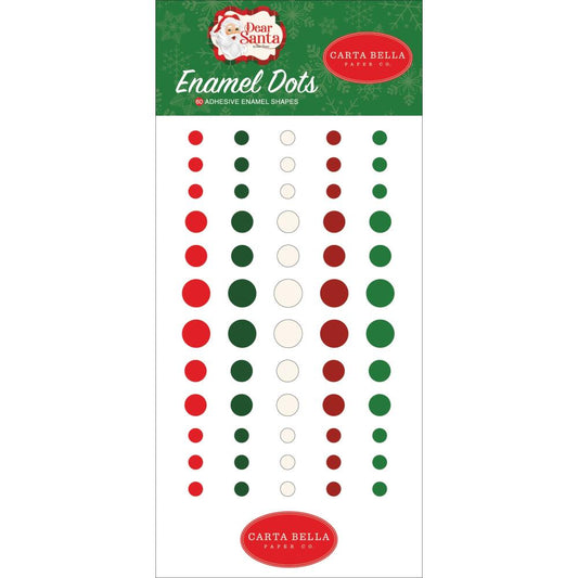 Dear Santa Enamel Dots