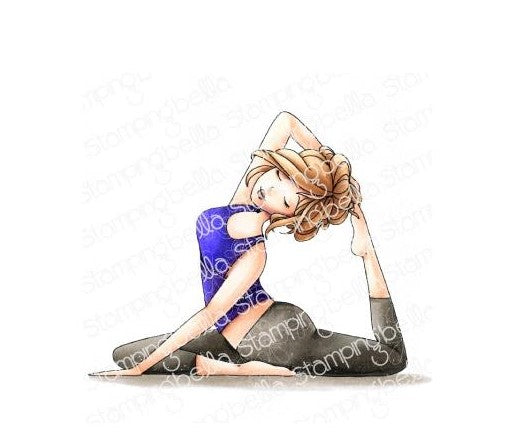 Yoga Mochi Girl Stamp