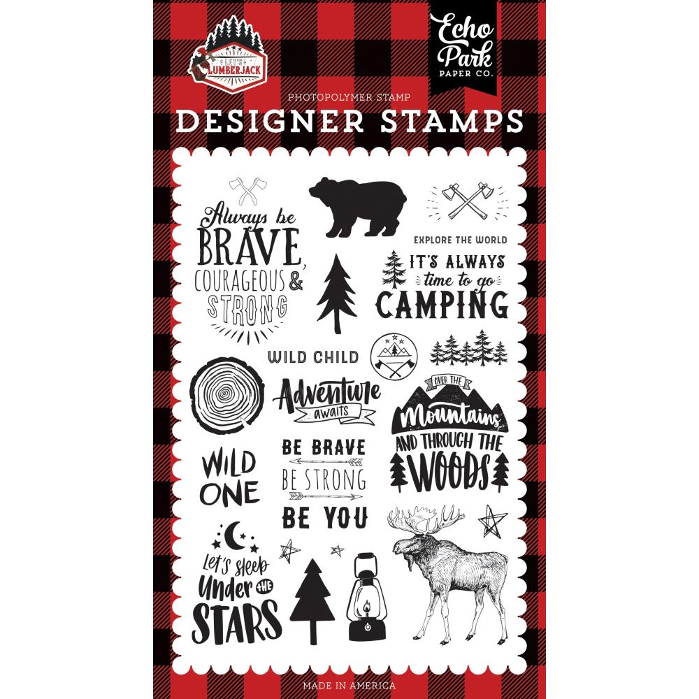 Let's Lumberjack Under the Stars Stamp Set