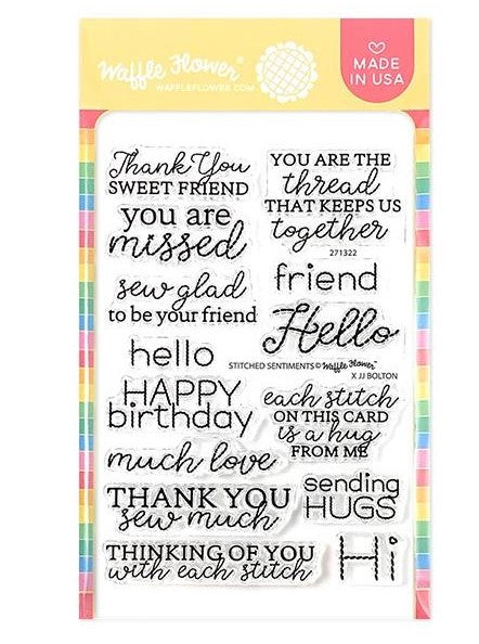 Stitched Sentiments Stamp Set