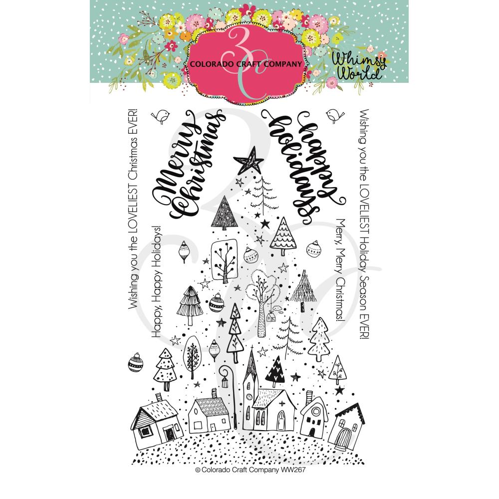 Whimsy World Tree Town Stamp Set