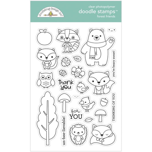 Pumpkin Spice Forest Friends Stamp Set