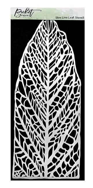 Slim Line Leaf Stencil