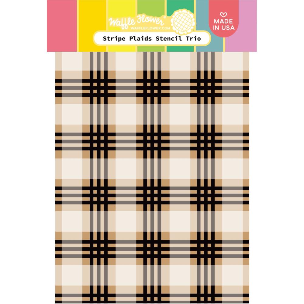 Stripe Plaid Trio Stencils