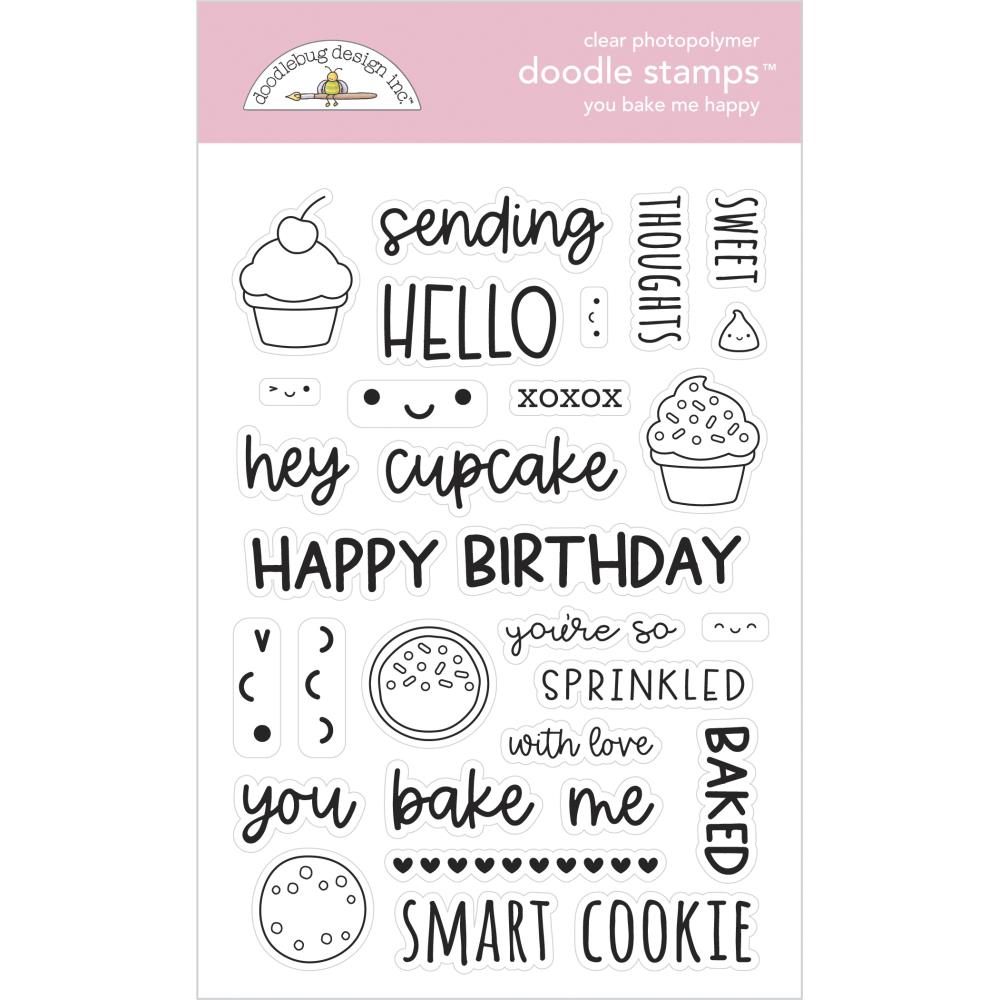 Made With Love You Bake Me Happy Stamp Set