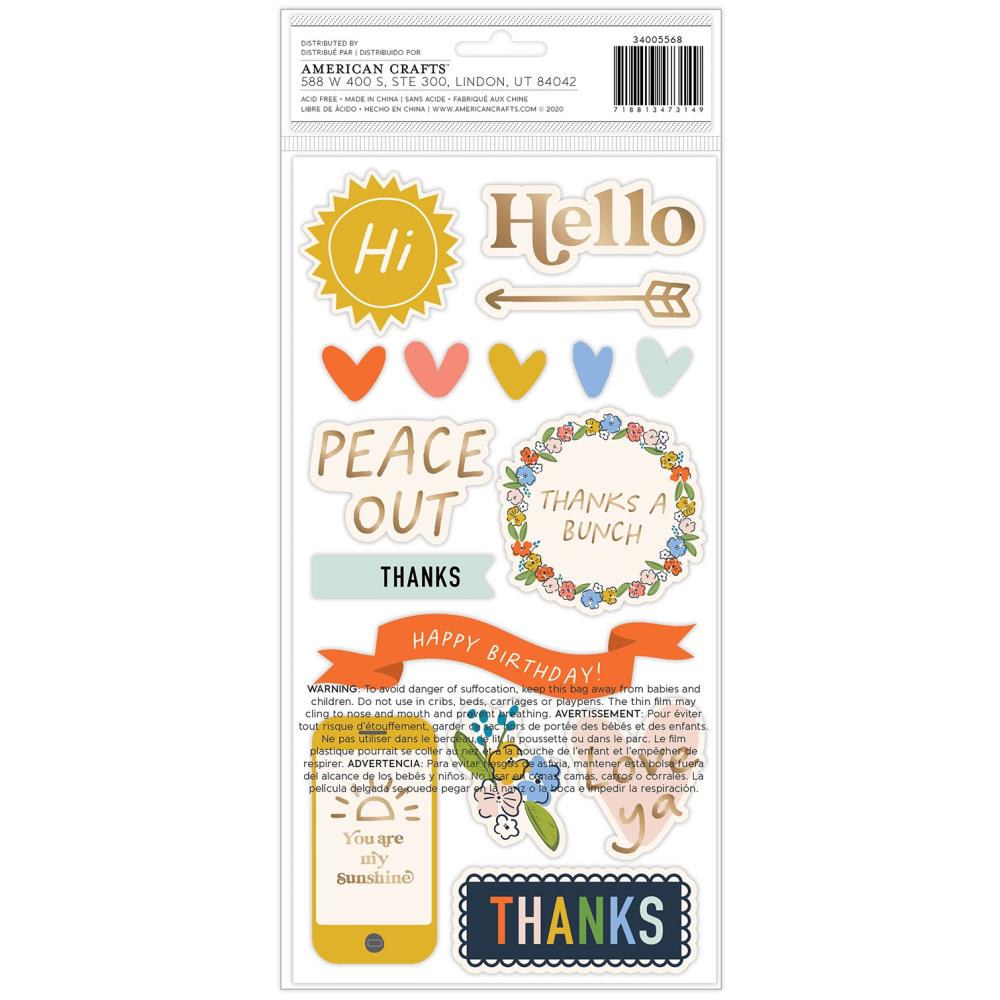 Reaching Out Hello Phrase Thickers