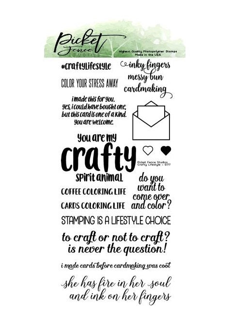 Crafty Lifestyle Stamp Set