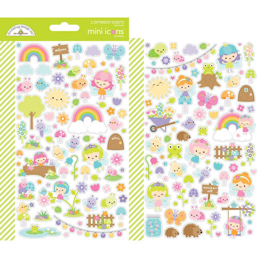 Fairy Garden Mini Icons Stickers