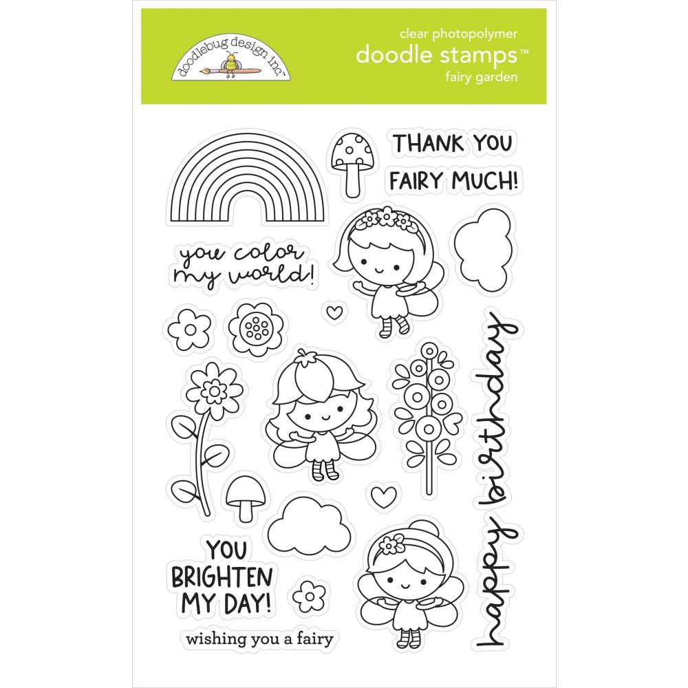 Fairy Garden Doodle Stamp Set