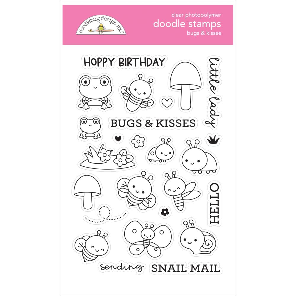 Fairy Garden Bugs & Kisses Doodle Stamp Set