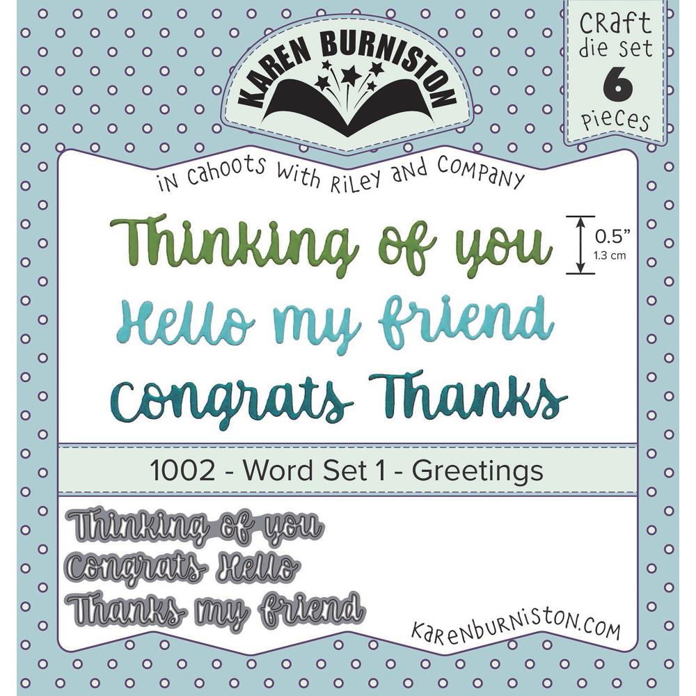 Word Set 1 - Greetings Dies