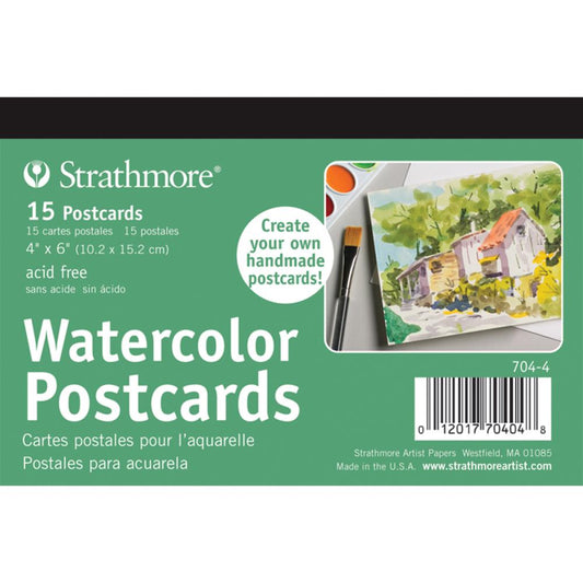 4x6 Watercolor Postcard Pad