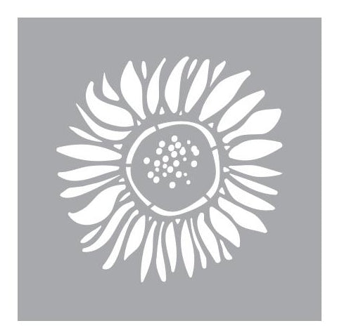 Sunflower Stencil