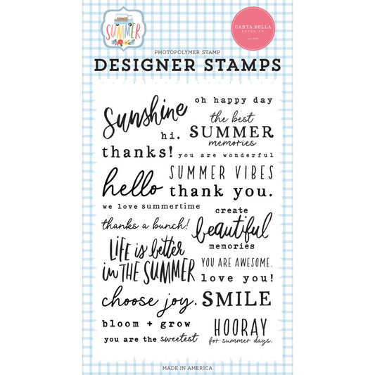 Summer Sentiments Stamp Set