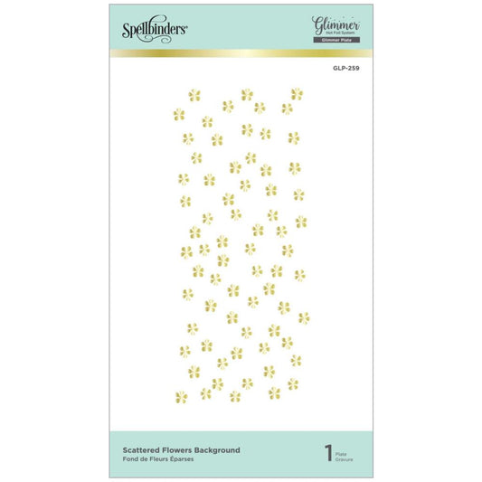 Scattered Flowers Hot Foil Plate