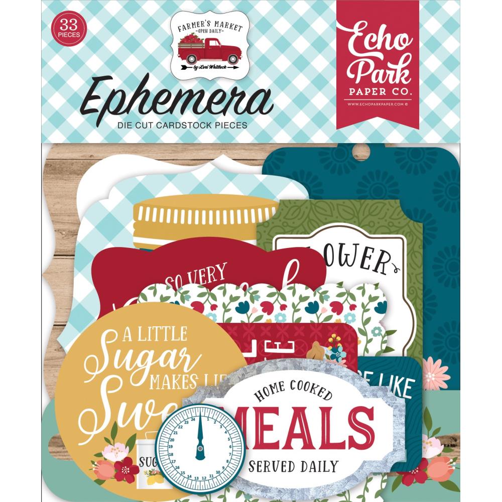 Farmer's Market Icons Ephemera