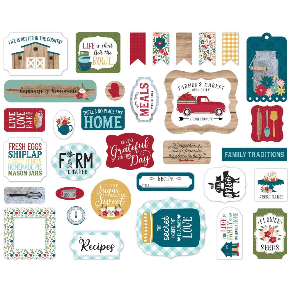 Farmer's Market Icons Ephemera