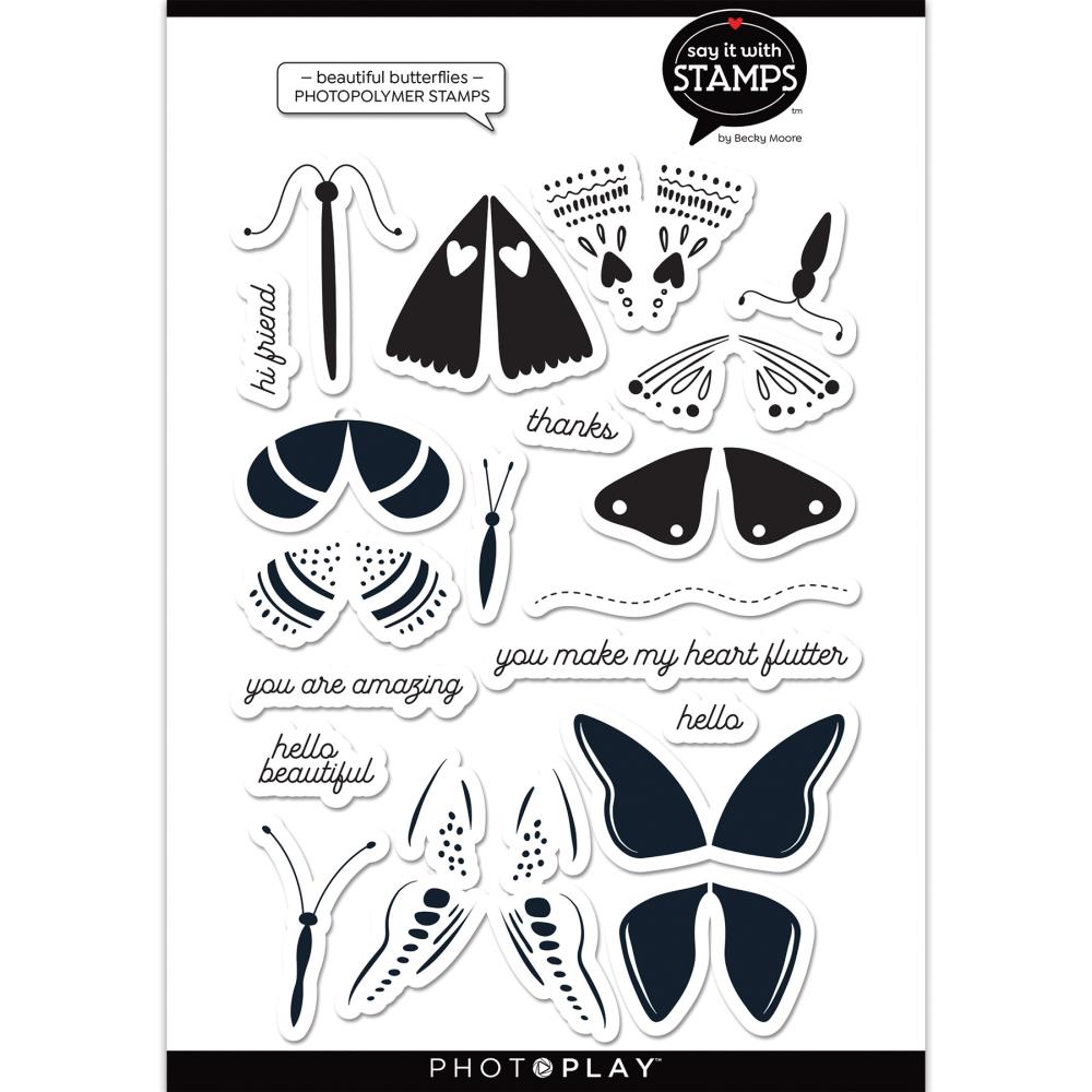 Say it With Stamps Beautiful Butterflies Stamp Set