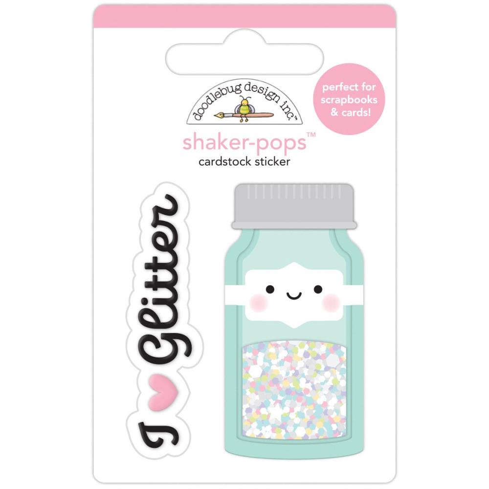 Cute & Crafty Glitter Jar Shaker Pops