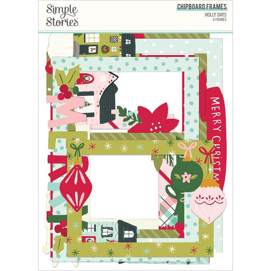 Holly Days Chipboard Frames