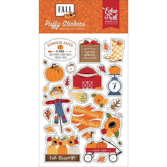 Fall Puffy Stickers