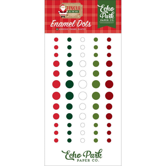 Jingle all the Way Enamel Dots