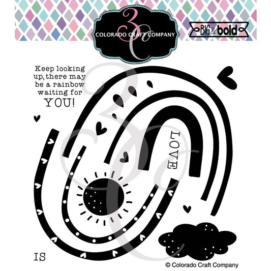 Build A Rainbow Big & Bold Stamp Set