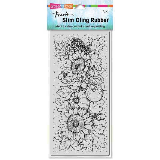 Slim Fall Sunflowers Stamp