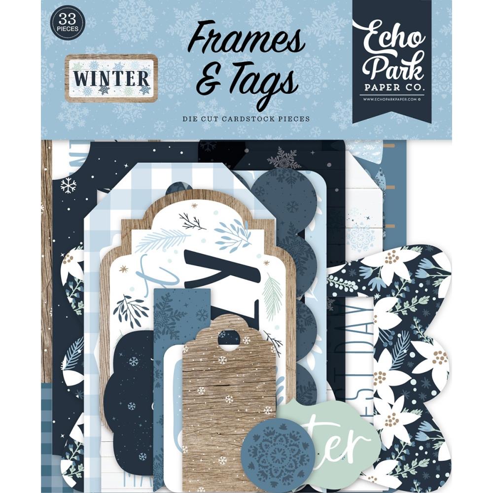 Winter Frames & Tags Ephemera