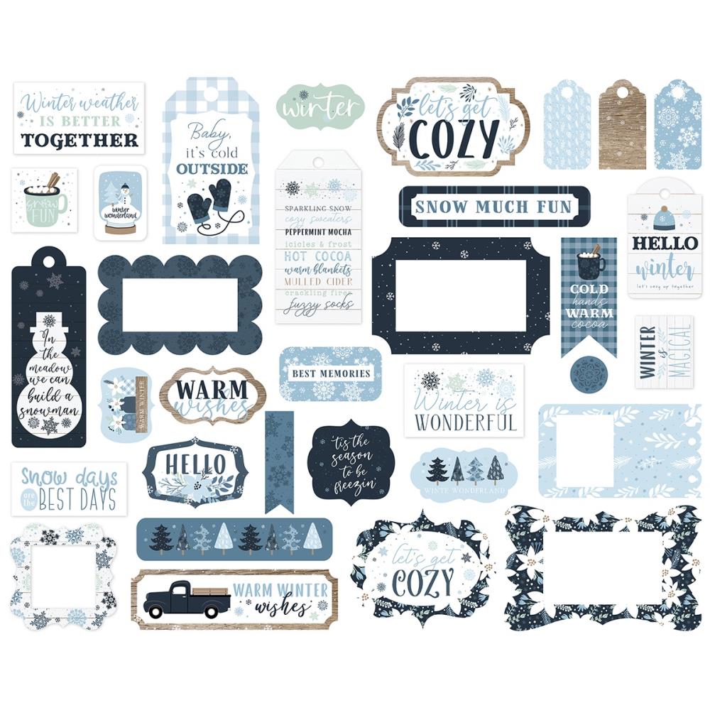 Winter Frames & Tags Ephemera