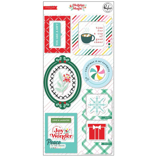 Holiday Magic Chipboard Frames