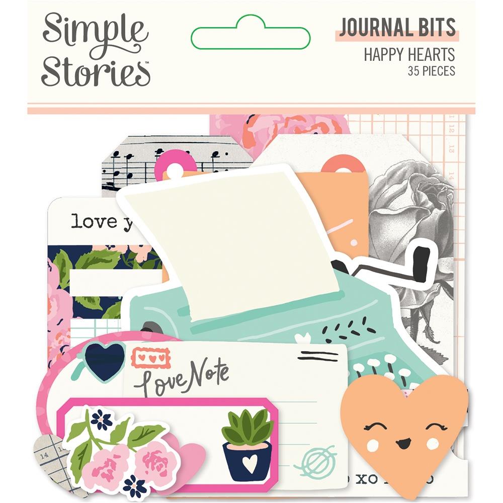 Happy Hearts Journal Bits & Pieces