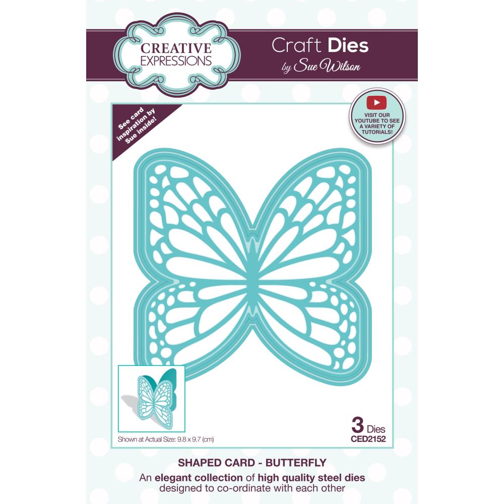 Shaped Card Butterfly Dies