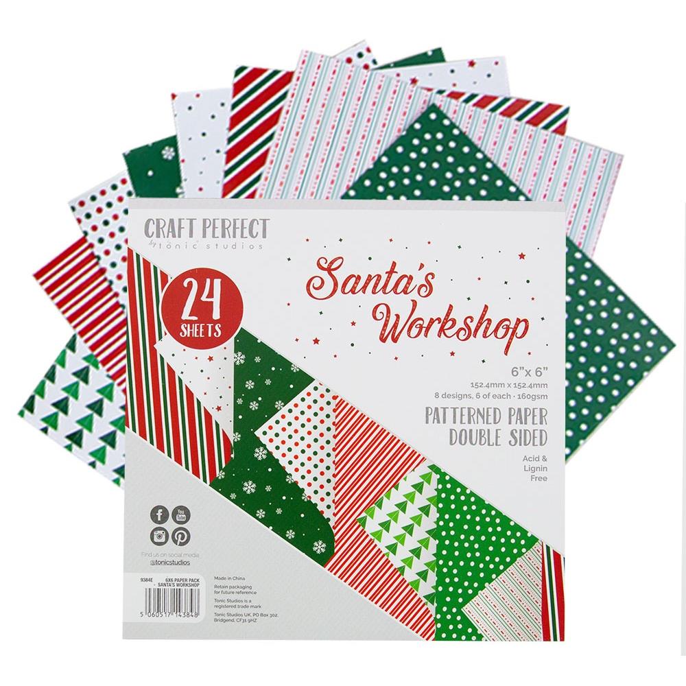 Santa's Workshop 6x6 Paper Pad