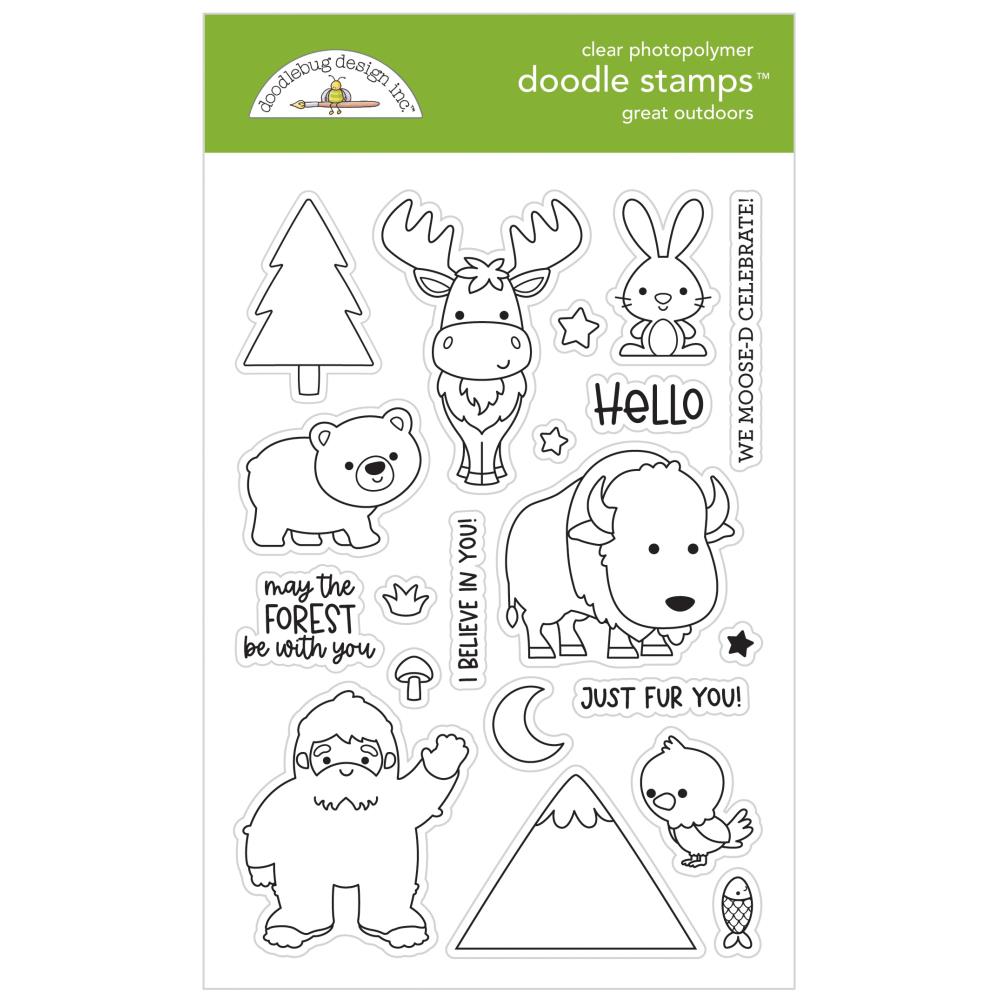 Great Outdoors Doodle Stamps