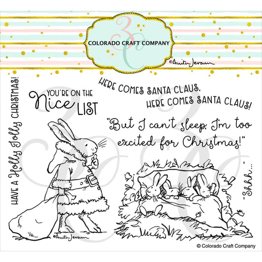 Santa Bunny Stamp Set