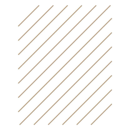 Diagonal Glimmer Stripes Hot Foil Plate